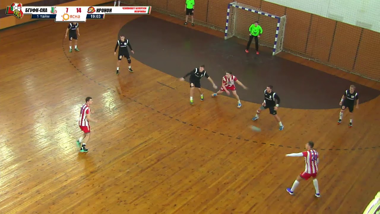 Handball Goalkeeper saves 1 M. Kreuchyk (BSUPC_SKA_Minsk Kronon_Grodno) YouTube