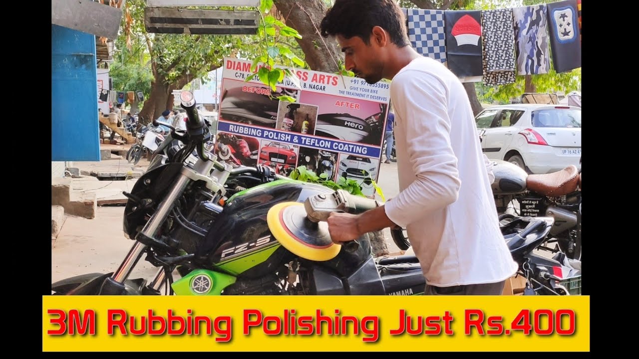 3M Bike Rubbing Polishing best Result !!m.a.khan!! YouTube