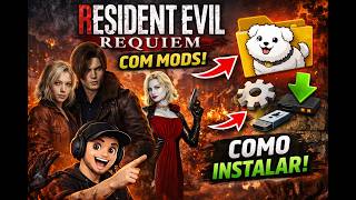 RESIDENT EVIL REQUIEM COM MODS! 🧩 | Como Instalar Mods Fácil (Fluffy Mod Manager)