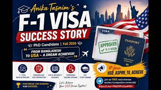 How Anika Tasnim Got Her F1 Visa Approved | USA Student Visa Interview Experience