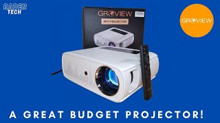 Groview JQ818C Wifi 1080p Projector | Better than expected!