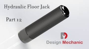 #60 Solidworks Tutorial | Hydraulic Floor Jack | Part Modelling | Part 12 | Design Mechanic