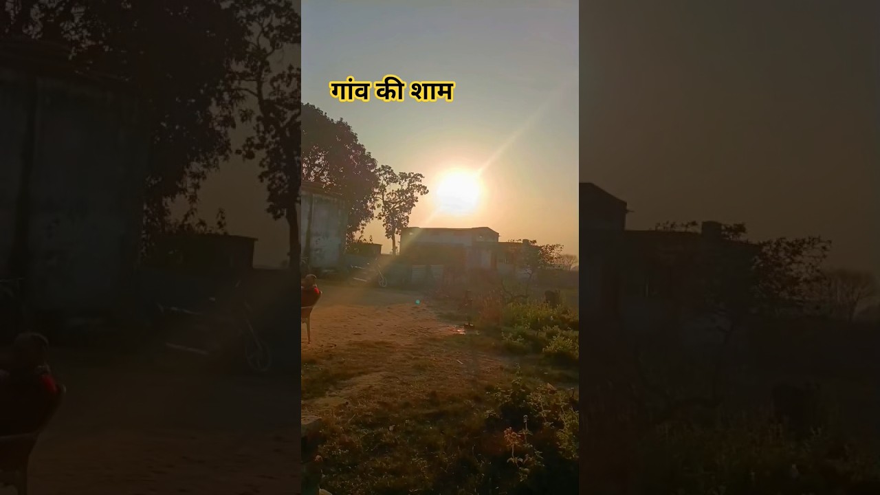 Gaon ki Shaam 🌅 | Mera Pyaara Sa Gaon ❤️ | Village Sunset 