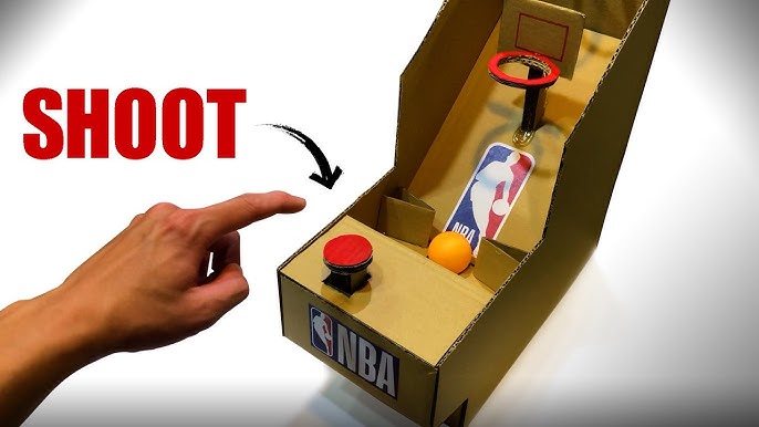 DIY How To Build Basketball Board Game for 2 Players from