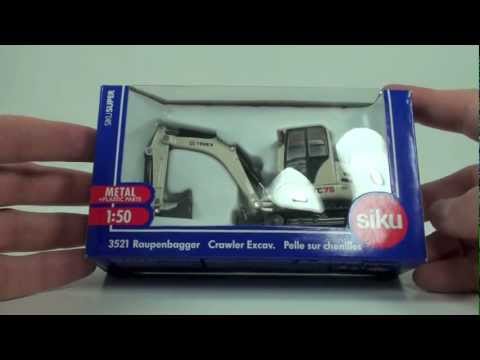 Terex TC 75 Excavator by SIKU #3521 Unboxing and Review - YouTube