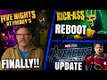 FNAF Movie Update, Avengers Secret Wars, Kick Ass Reboot &amp; MORE!!