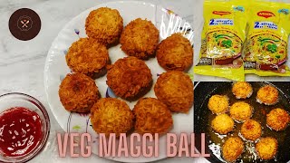 Veg maggi balls recipe | Crispy and tasty maggi balls | maggi pakoda balls recipe | instant maggi