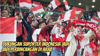 Arabs were shocked to see the massive number of Indonesian supporters.