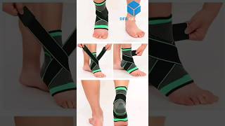 🔵 Tornozeleira Ortopédica compressão Ajustável ✅