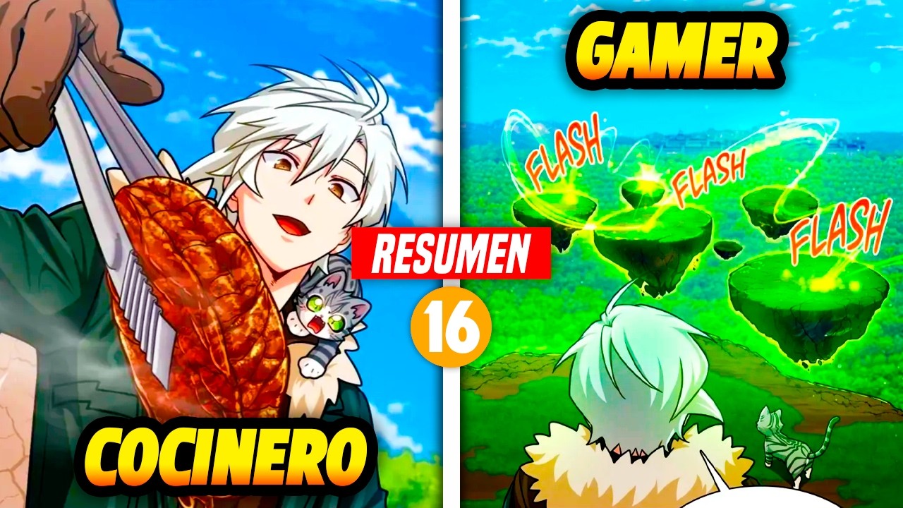 🍖 ¡COCINERO se Vuelve FUERTE COMIENDO! | PARTE #16 (Resumen MANHWA) 🥑