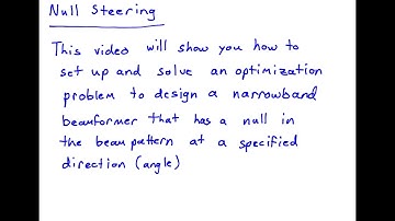 Null steering