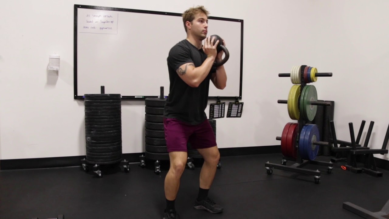 Goblet Squat + Reverse Lunge Complex - YouTube