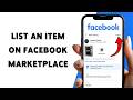 How To List An Item On Facebook Marketplace | Sell Products On Facebook Marketplace 2026