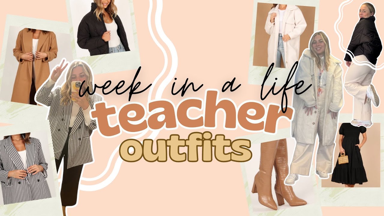 TEACHER OUTFITS 2023 creating a neutral capsule wardrobe YouTube