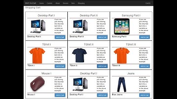 ASP.NET MVC Shopping Cart Part I