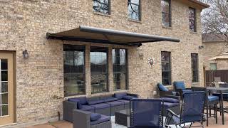 Contemporary Style Modern Motorized Retractable Awning - Shading Texas