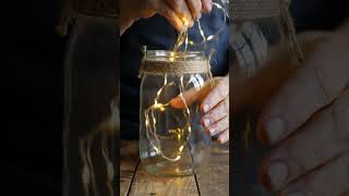 The Easiest DIY Jar Lantern Hack ✨
