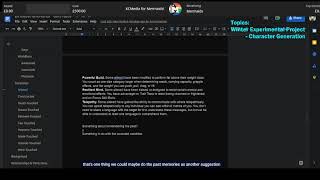 Games Design VOD - Winter Projects pt 10 Continuing Ancestry Writing screenshot 2