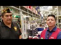 The Stockton VFW partners with Lowe's on Flag Day.