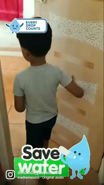 Turn of Taps when not in use! #savewater #waterconservation #DinokidsPlaySchool #nononono