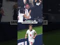 Sir David Beckham enjoying England taking the lead over the defending champions Argentina