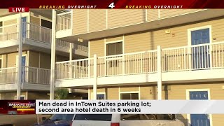 Man found dead in InTown Suites hotel parking lot