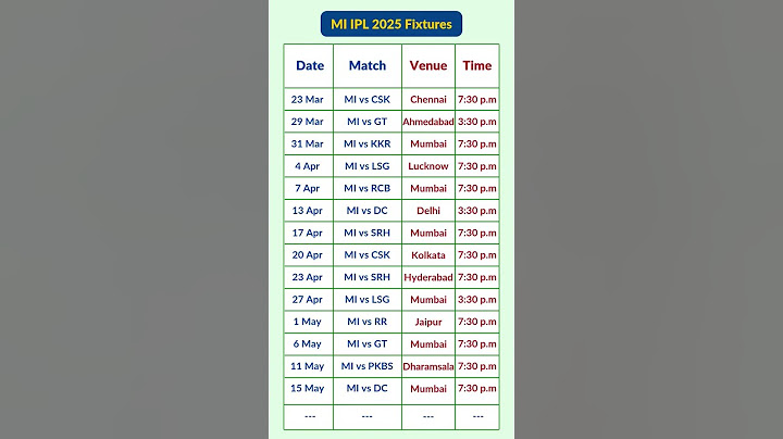 🔥 Mumbai Indians (MI) IPL 2025 Full Schedule | Match Dates, Venues & Timings 🏏💙
