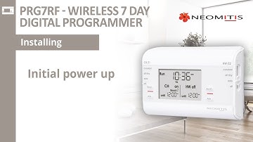 Initial power up - [Tutorials PRG7 RF digital programmer]
