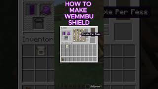 How to make wemmbu banner shield #wemmbu #minecraft #unstablesmp #unstableuniverse #showcase