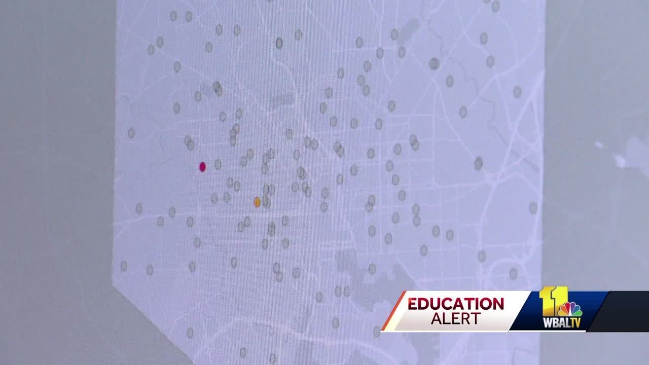 baltimore city schools New Baltimore City Public Schools map to focus school building issues
