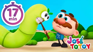 Cuentos Educativos Infantiles  La Historia de la Oruga Gigante  17 Minutos de Historias de Jose!!!