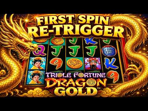 ‼️Triple Fortune Dragon Gold‼️ Bonus, Re Trigger, & Progressive Jackpot