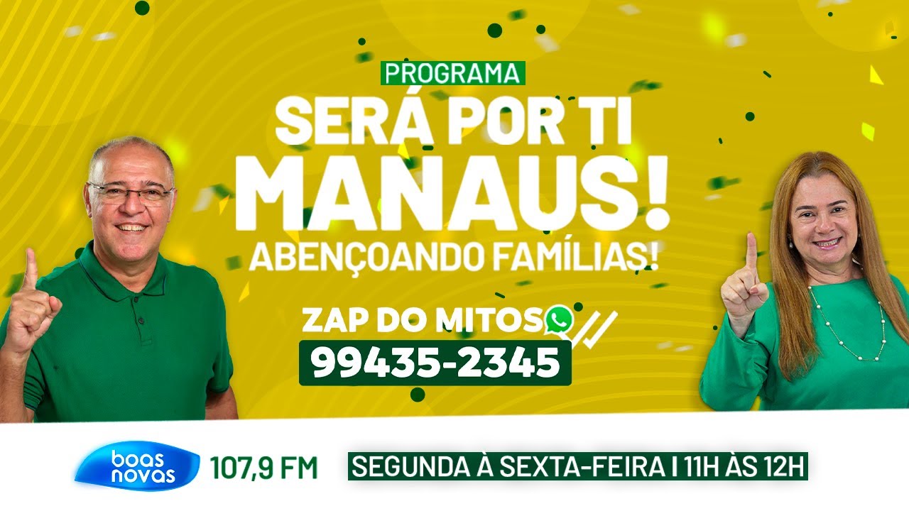 Rádio Manaus 30/08/2023 SERÁ POR TI MANAUS AO VIVO Rádio Boas