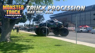 Salinas, CA -  Monster Truck Throwdown - Saturday Truck Procession (Morning)