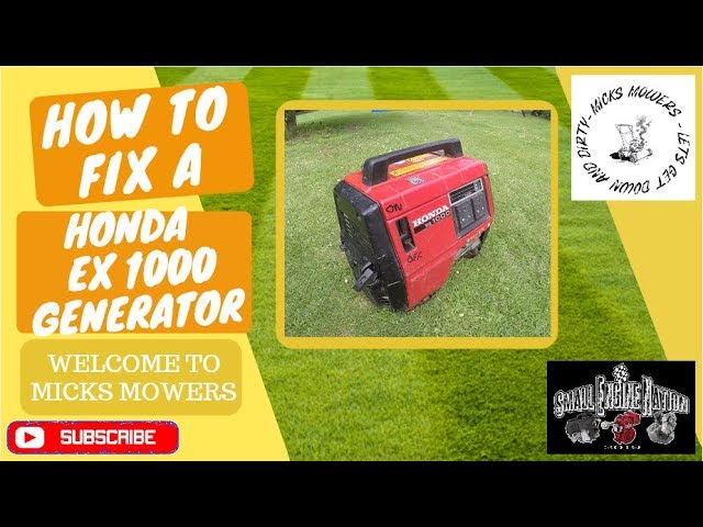 How To Fix A Honda Ex1000 Generator Smallenginenation Youtube How To Fix A Honda Ex1000 Generator Smallenginenation Youtube