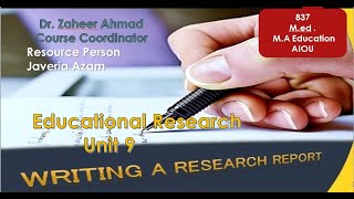 Details Educational Research M.ed 0837 AIOU Guide