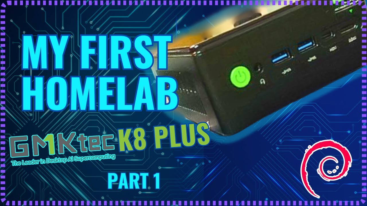 Setting Up My First Linux [Debian] Homelab | GMKtec K8 Plus - Part 1 ...
