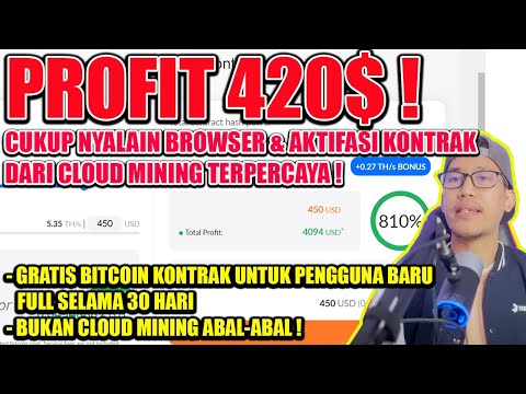 CLOUD MINING JANGKA PANJANG  & TERPERCAYA BUAT PEMULA. CARA MENGHASILKAN UANG DARI INTERNET DI ECOS