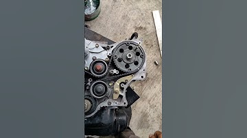 ISUZU 4JG2 engine timing marks Valve adjustment #shortvideo #