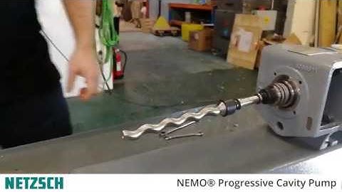 NETZSCH Pumps UK: Taking apart a small NETZSCH NEMO®