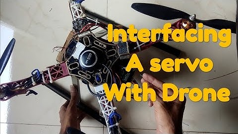 How to interface Servo motor with Drone