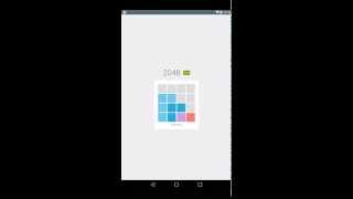 2048++ Activity Transition Demo