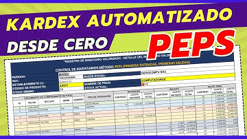 🔔 Como hacer un KARDEX valorizado por Producto y CONTROL de inventario en Excel, 🔁 AUTOMATIZADO
