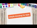 Easy drawing ideas for kids #kidsdrawing #kids