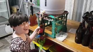 Homebrewing. Bottling your brew and using a bench capper. Wealth