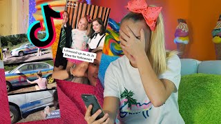 REACTING TO TIK TOKS ABOUT ME.... JoJo Siwa