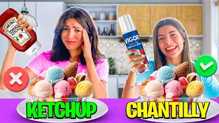 KETCHUP VS CHANTILLY - CHALLENGE