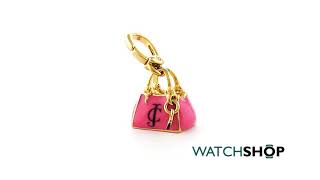 Juicy Couture Jewellery Ladies' PVD Gold plated Little Luxuries Enamel Bag Charm (WJW769-710)