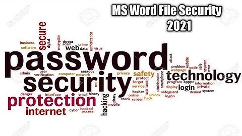 How To Password Protect A Word Document | MS Word File Lock, Encrypt, Protect Bangla Tutorial/tips