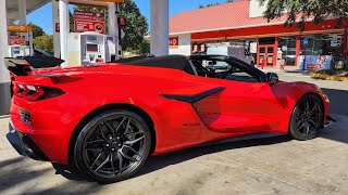 Test driving and showing our last 2023 Corvette Z06, 3LZ, Z07, Convertible 